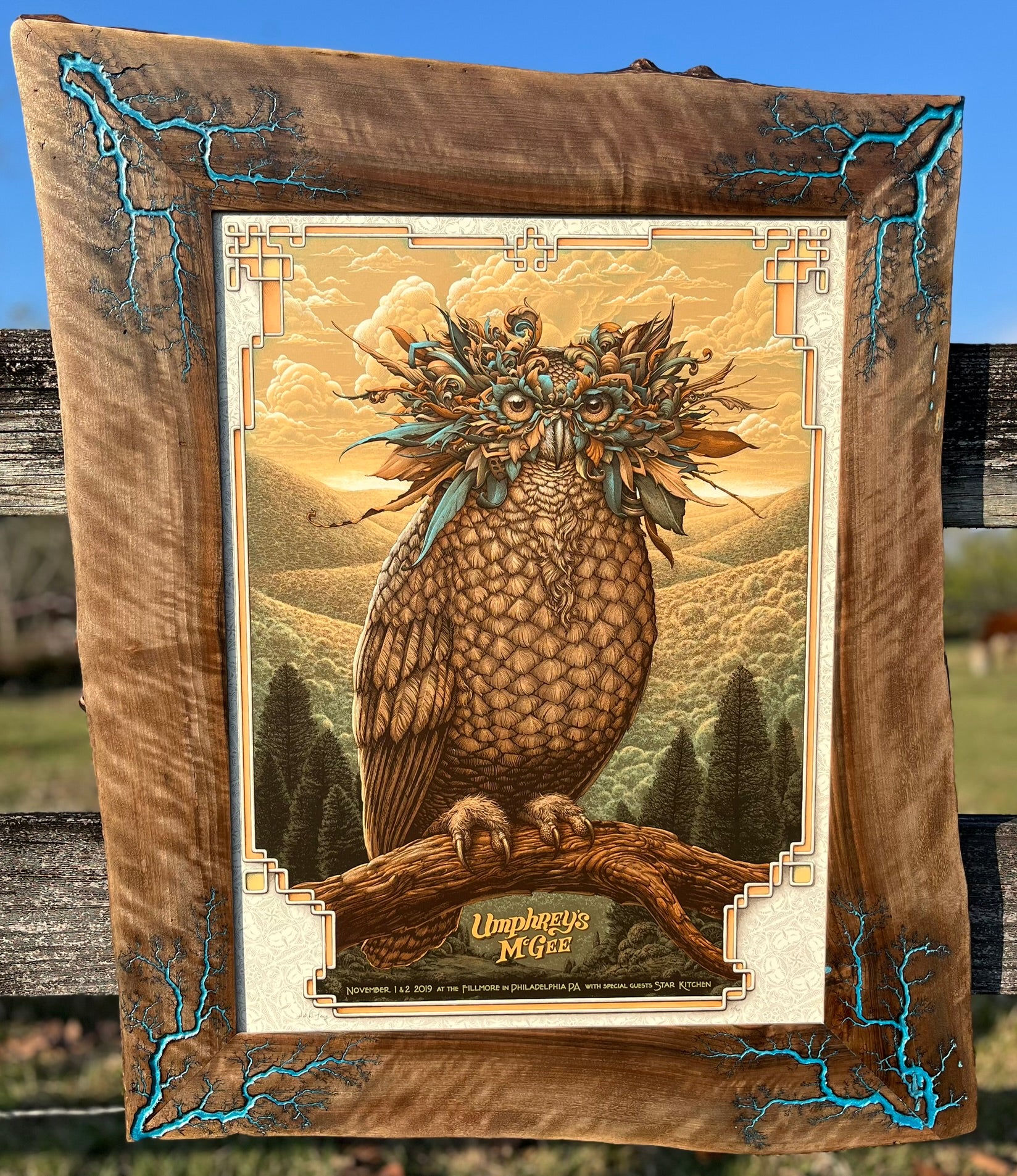 Blazin' Frames live edge frame lead image